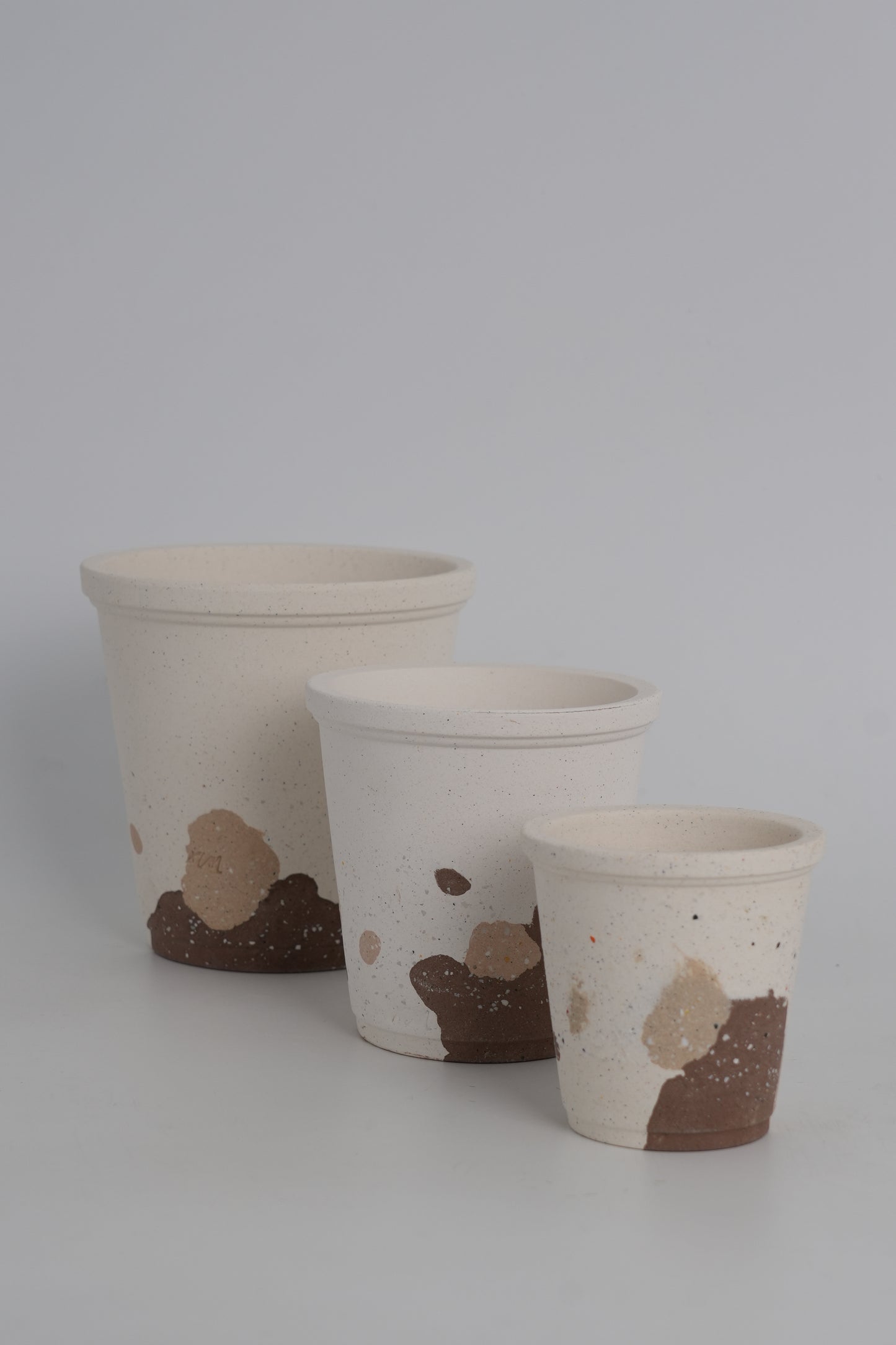 Sustainable Handmade Ceramic Planter – Vintage Earth Tone Clay Pot