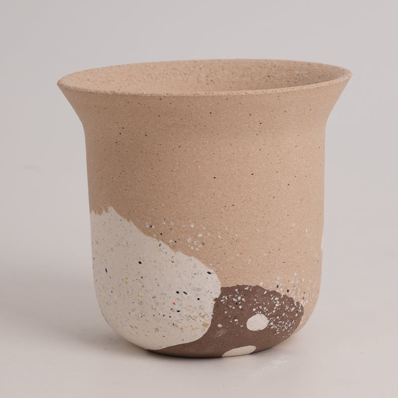 Handmade Rustic Planter in Earth Tones – Natural Clay Pot