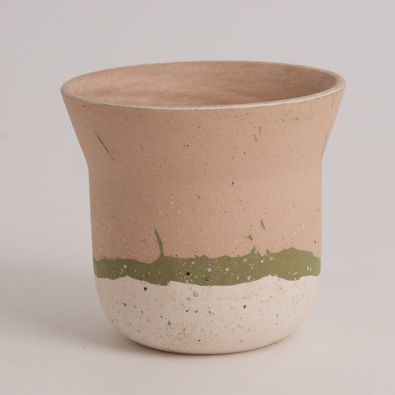 Handmade Rustic Planter in Earth Tones – Natural Clay Pot