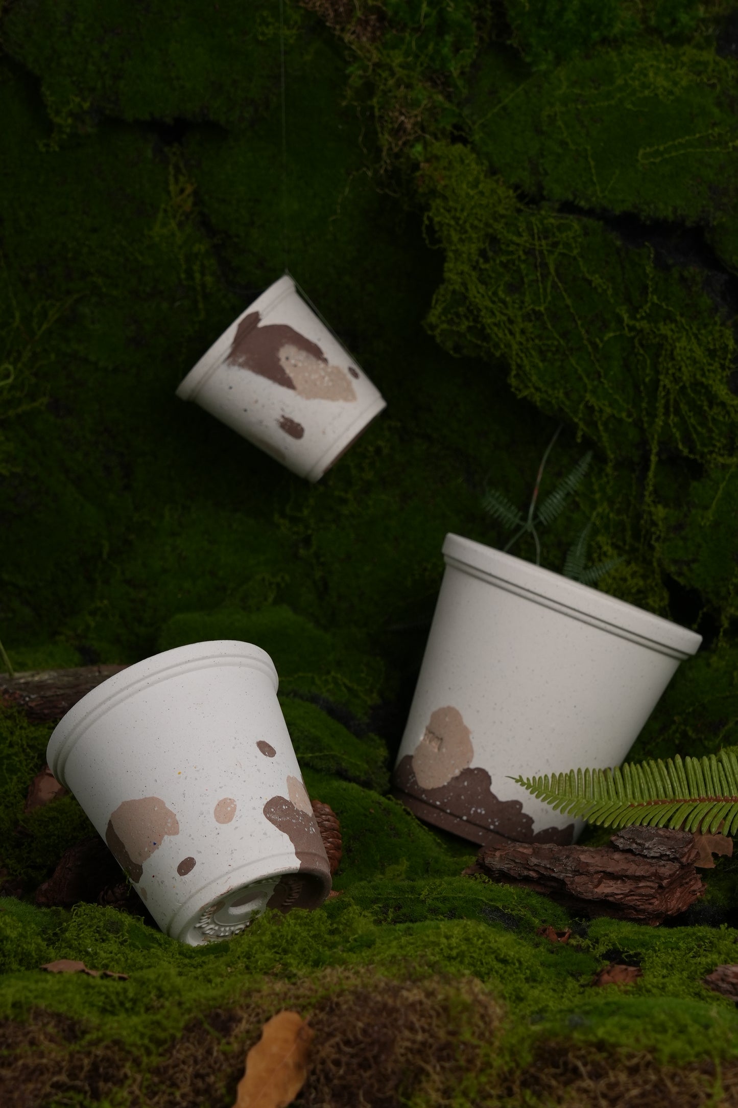 Sustainable Handmade Ceramic Planter – Vintage Earth Tone Clay Pot