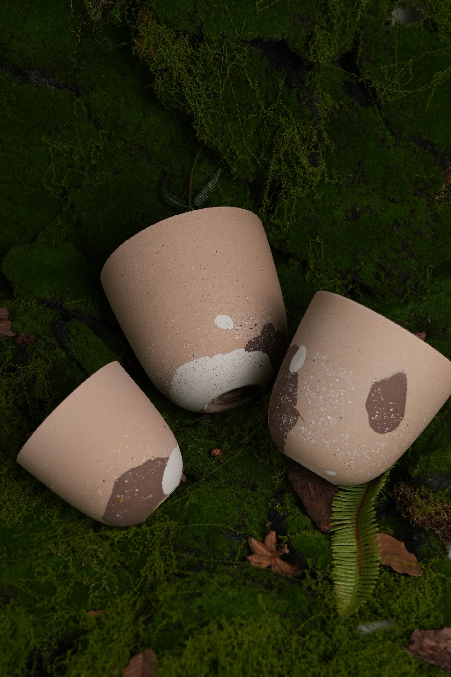 Natural Earth-Tone Handmade Planter – Rustic Clay Flower Pot