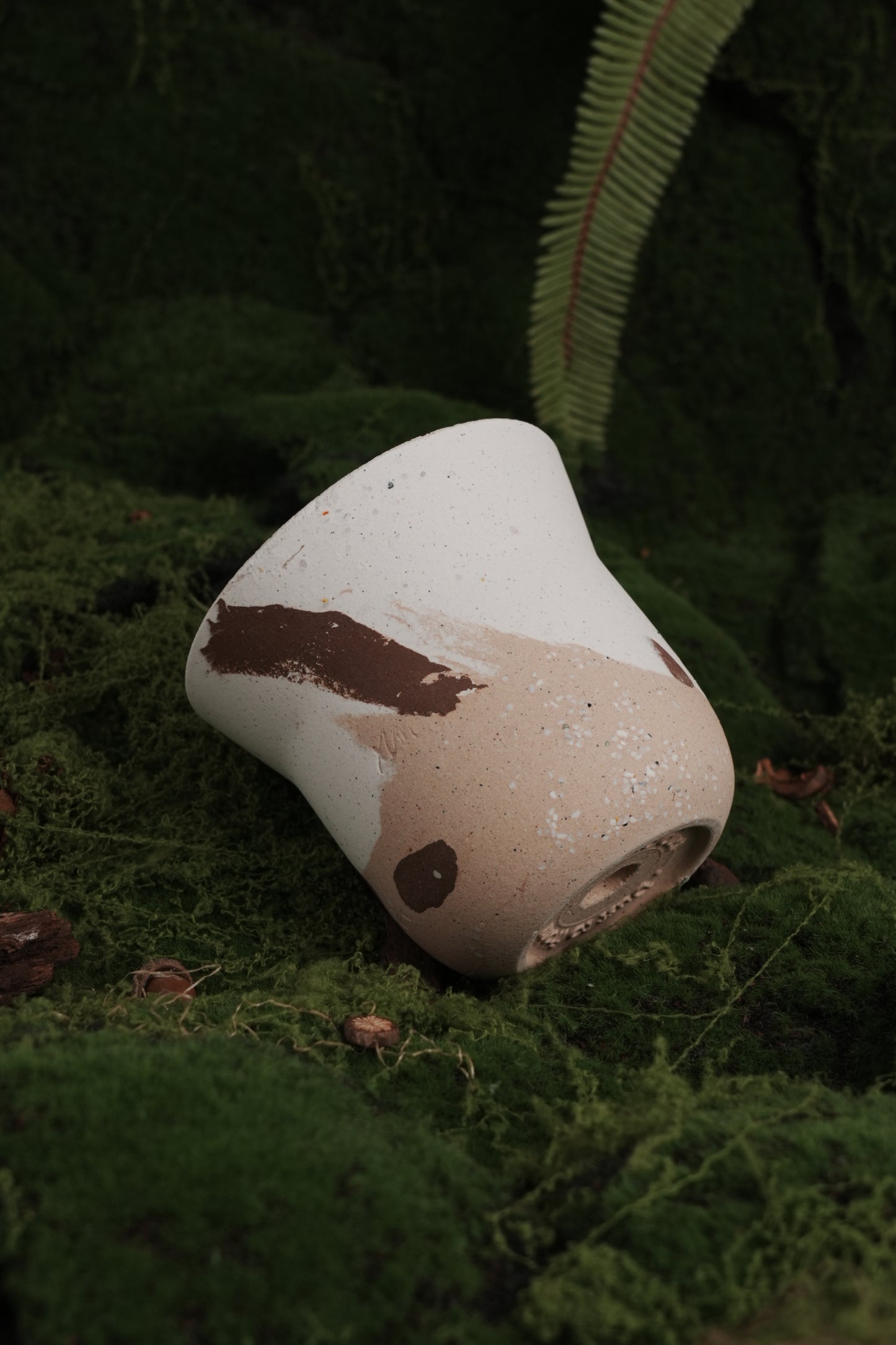 Handmade Rustic Planter in Earth Tones – Natural Clay Pot